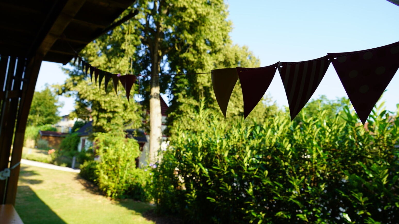 Entspannende Aussicht ins Grüne –