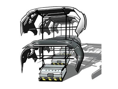 Customised superstructures in production, e.g. for bumpers