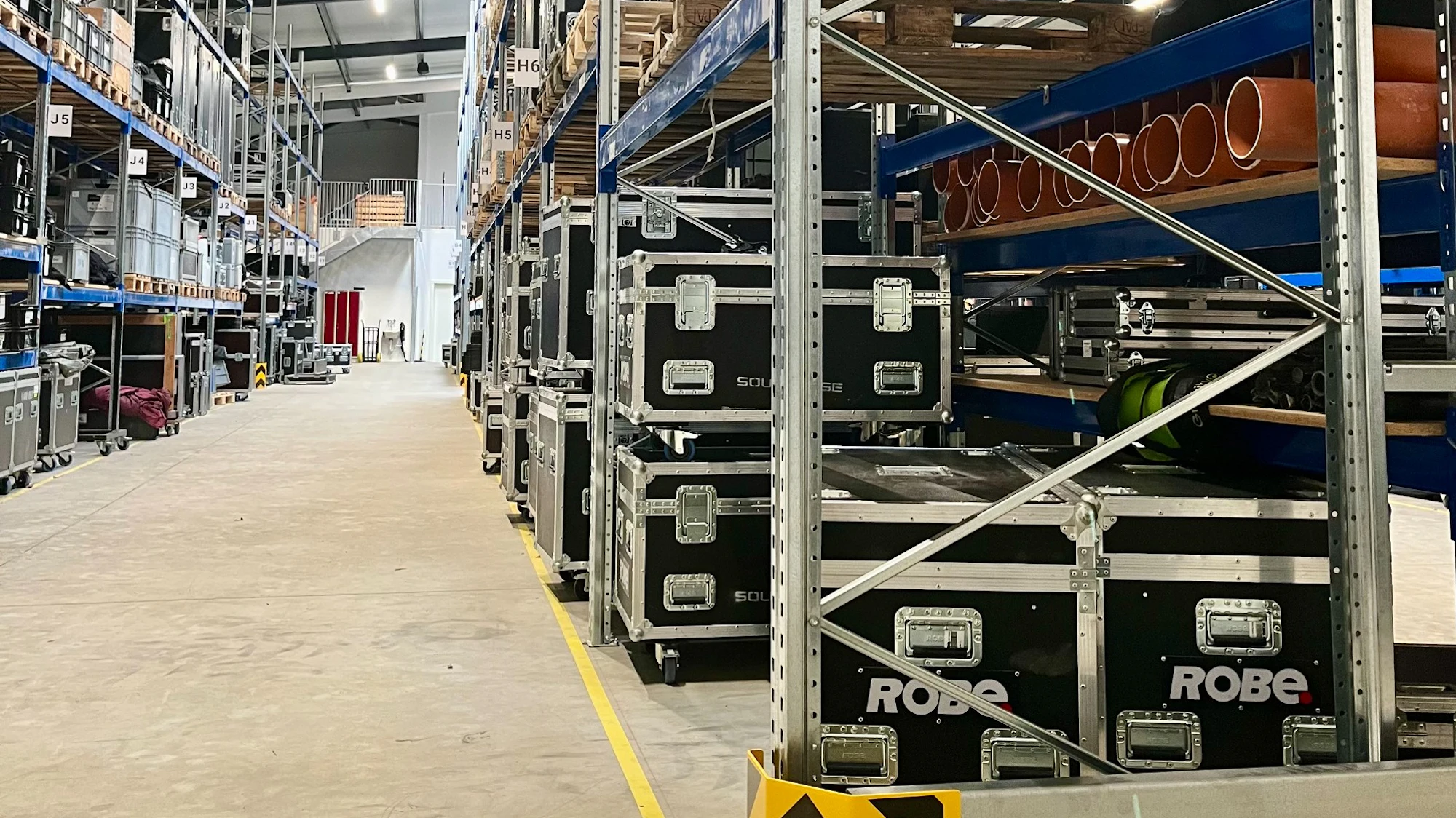 Pallereoler til lydudstyr