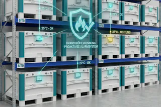 Sistema de monitoreo de temperatura en un sistema de estanterías