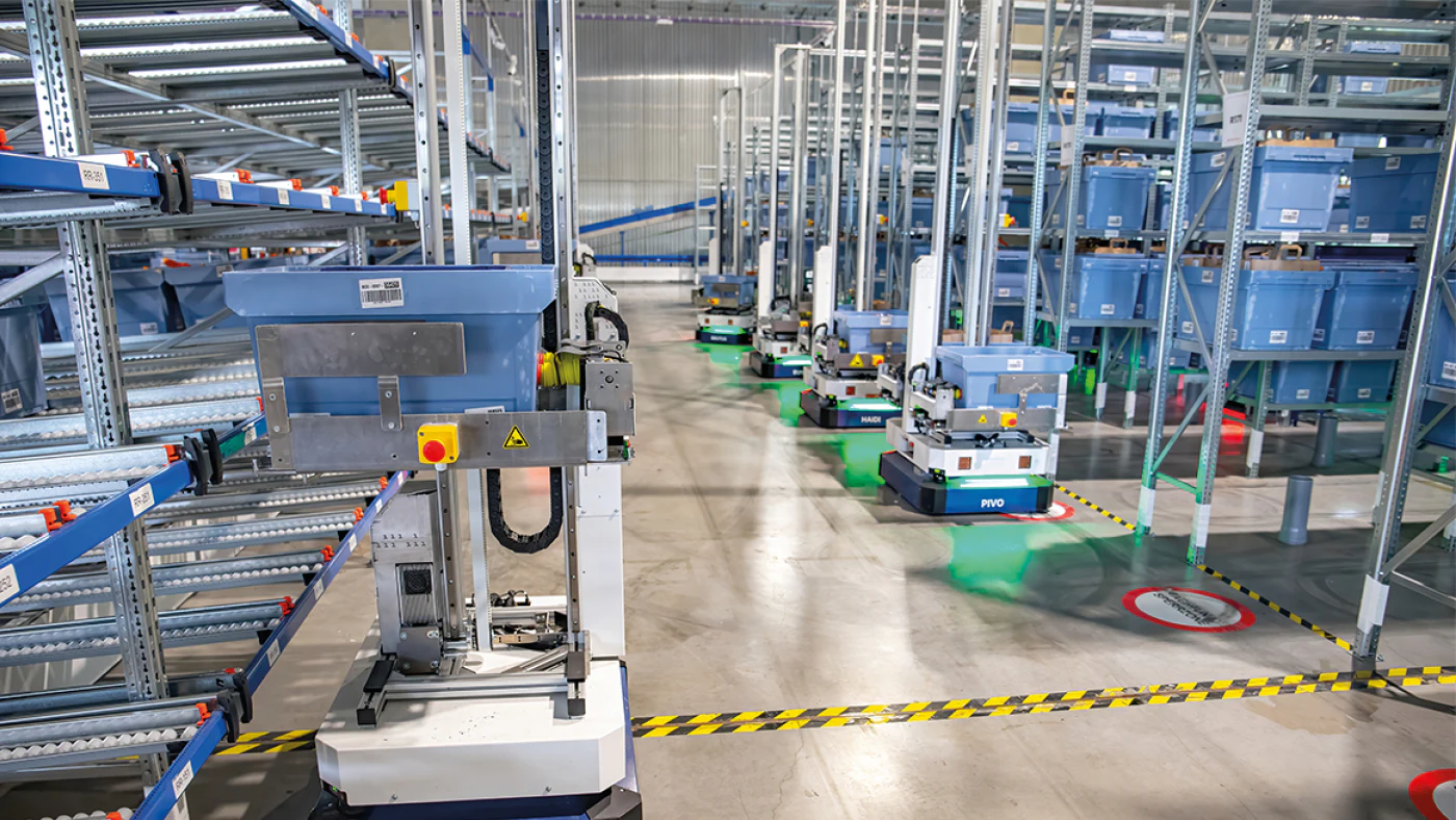 Doorrolstellingen kunnen worden geautomatiseerd met AMR robots