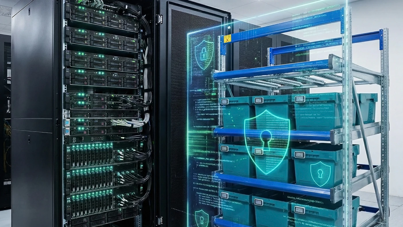 Server voor magazijn en bakken WMS systeem
