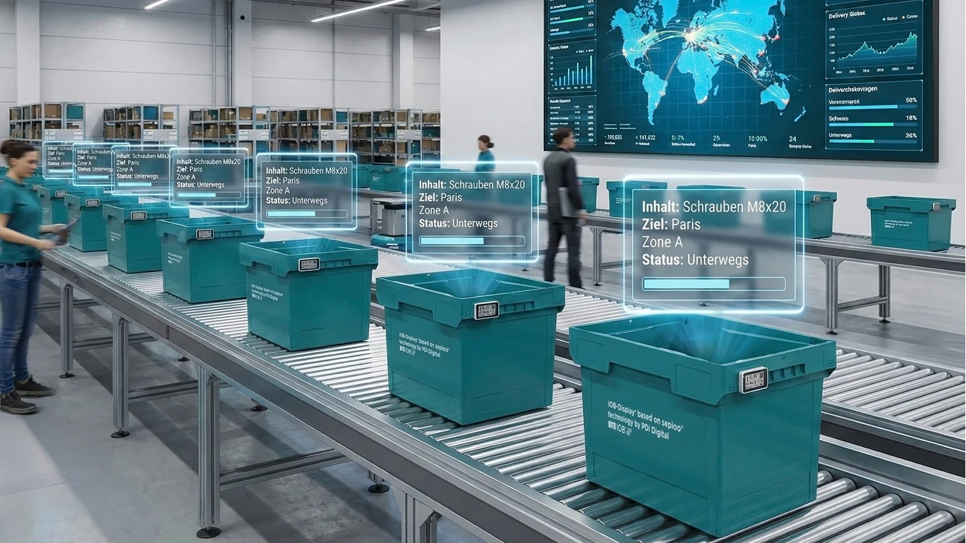Wereldwijd magazijnvoorraad en inhoud magazijnbakken traceren.