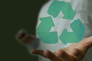 recyclage cirkel illustratie