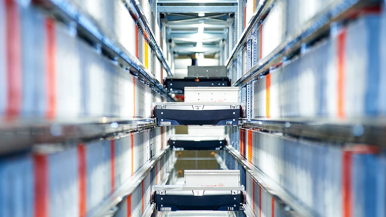 Ein automatisiertes Lager