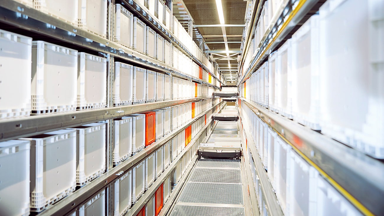 Ein automatisiertes BITO Regal