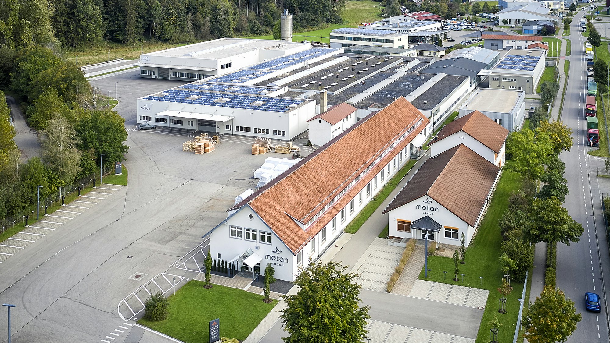 Luftaufnahme des Firmengelände eines BITO Kunden