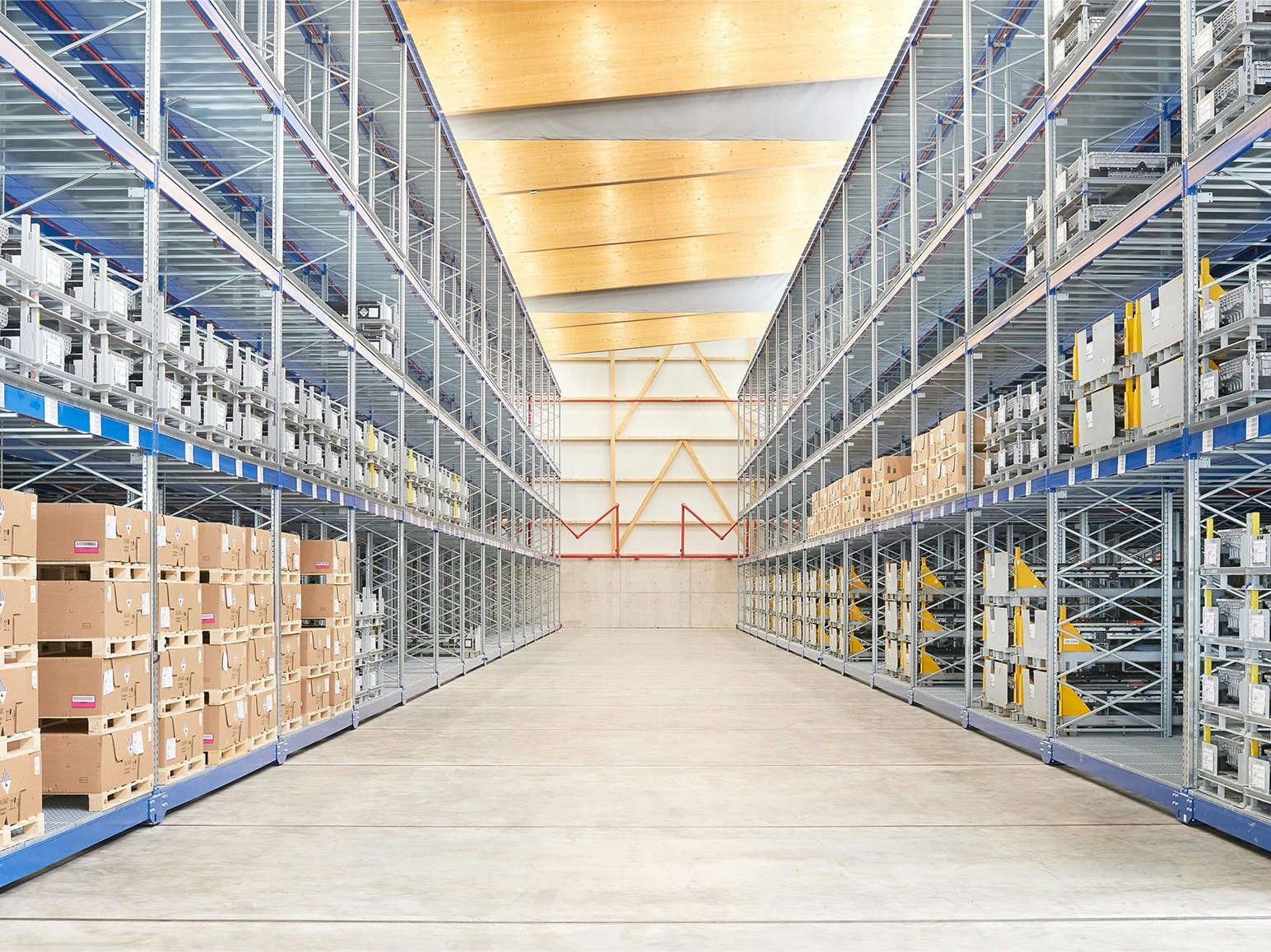 Verfahrbare BITO Palettenregale