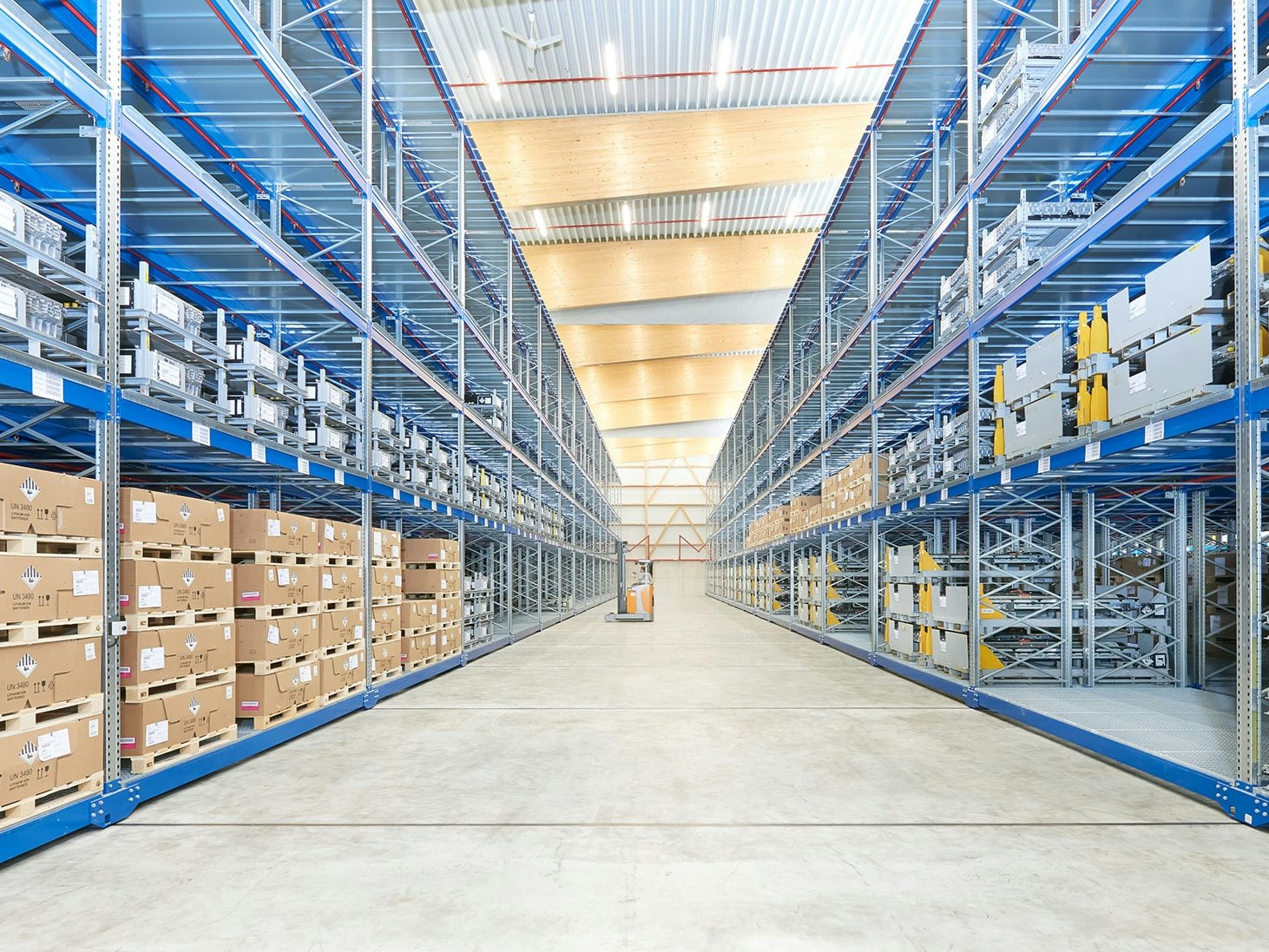 Verfahrbare BITO Palettenregale