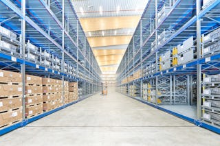 Verfahrbare BITO Palettenregale