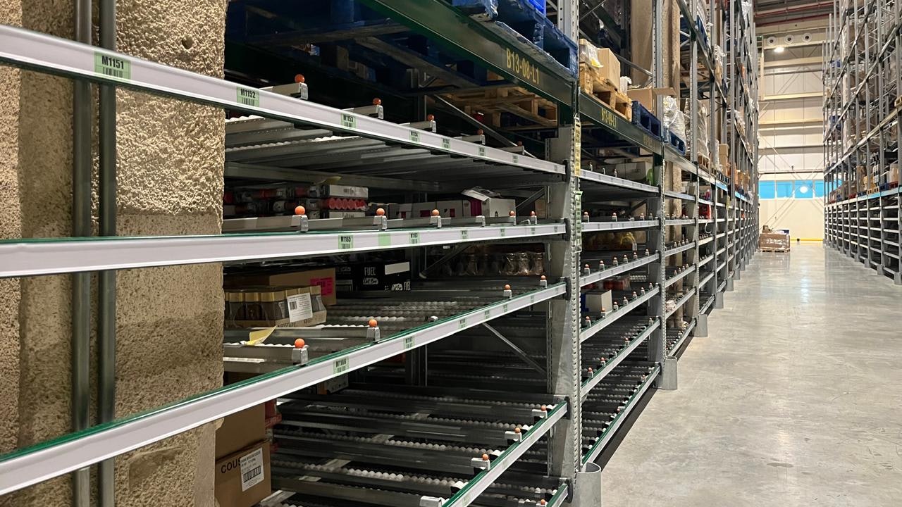 BITO Durchlaufregal und BITO Palettenregal