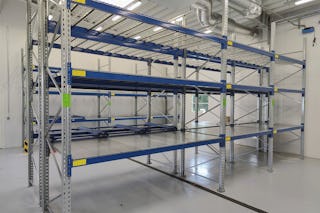 Palettenregal mit Fachebene