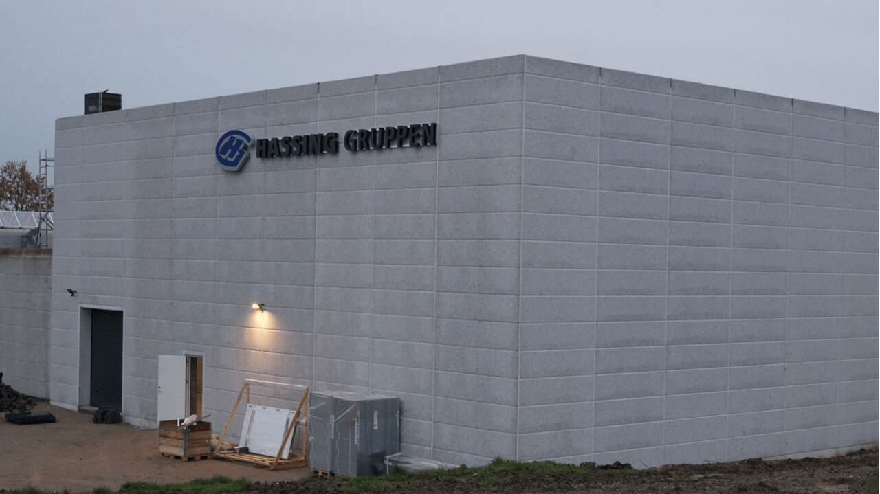 Außenansicht einer Halle