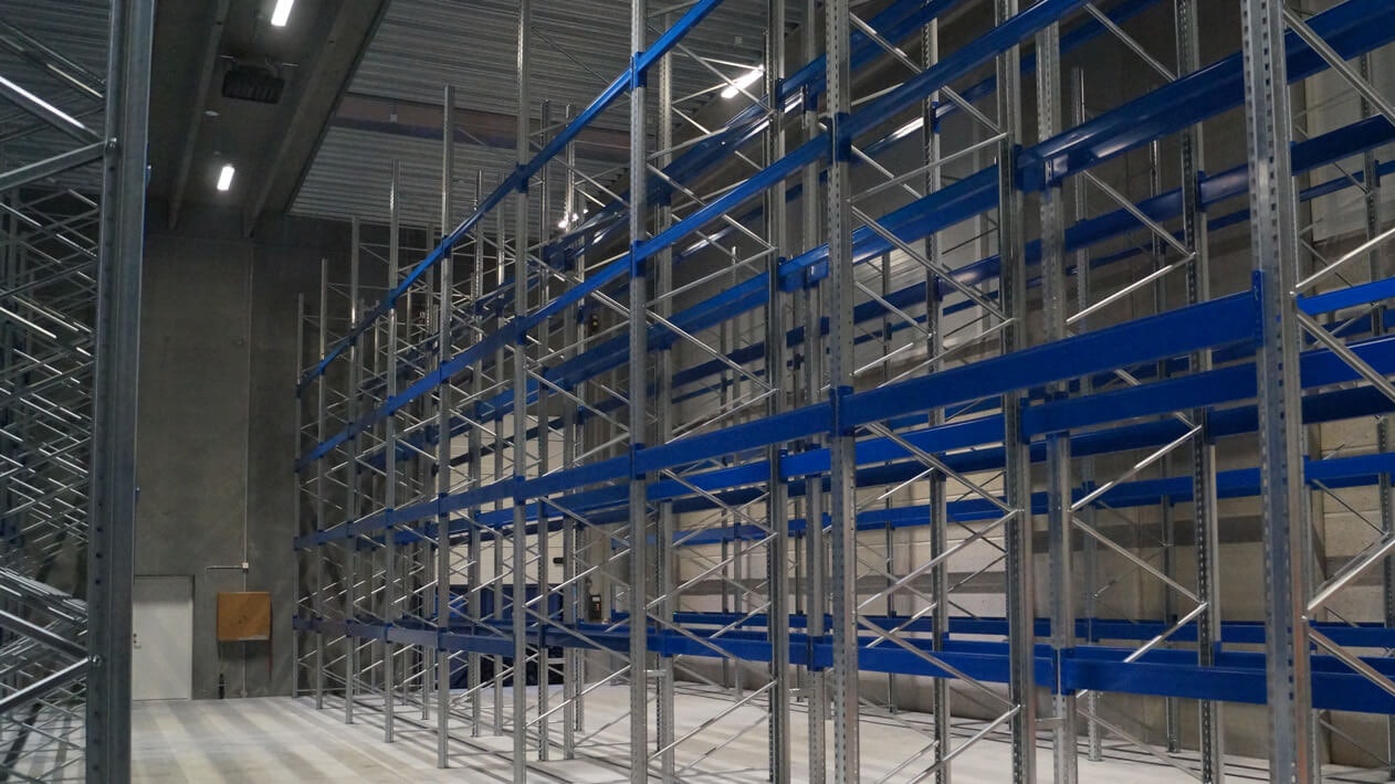 Ein neues Palettenlager