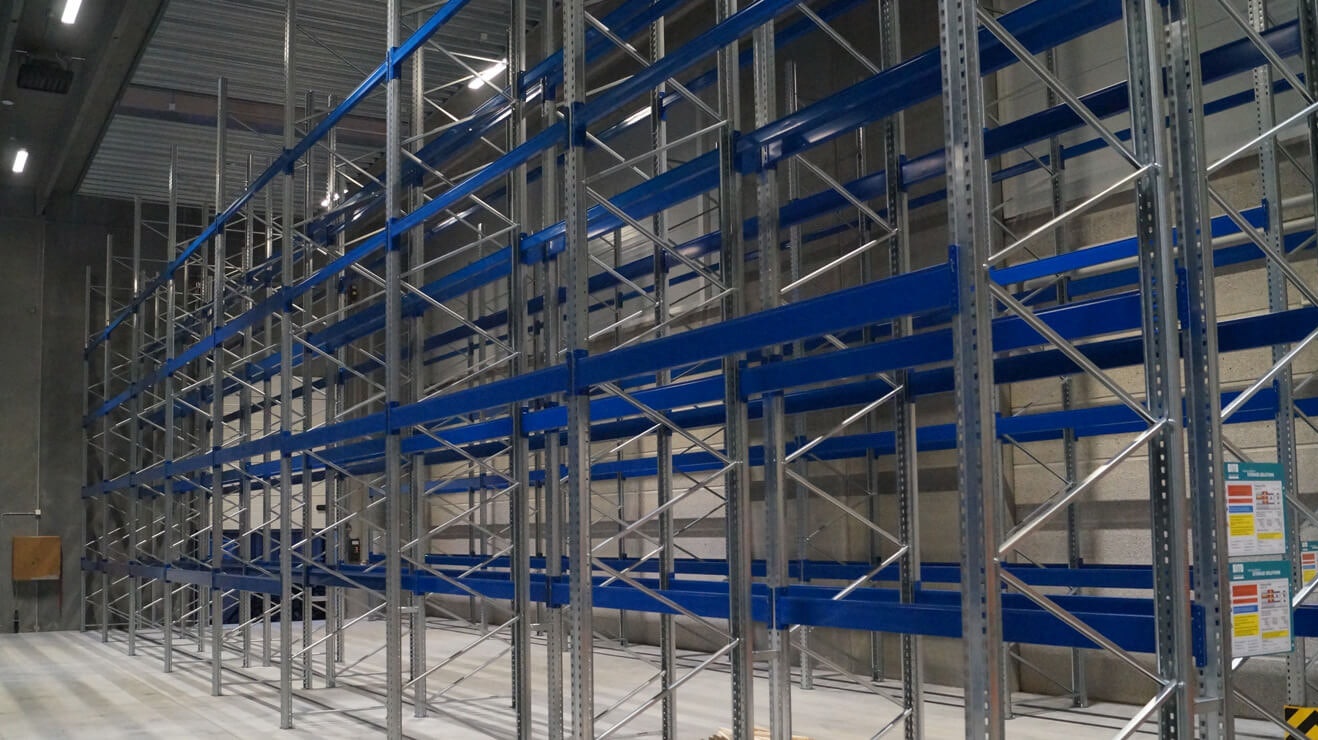 Ein neues Palettenlager