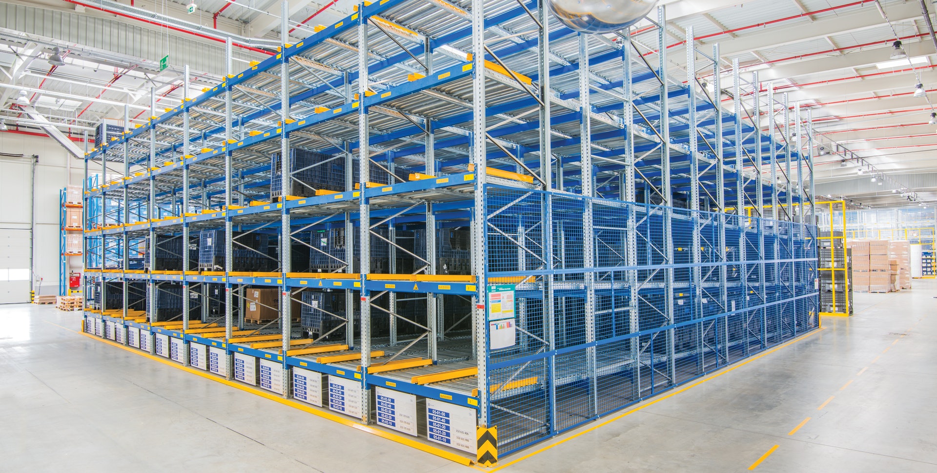 Estanterías dinámicas para palets PROflow de BITO Palettendurchlaufregal