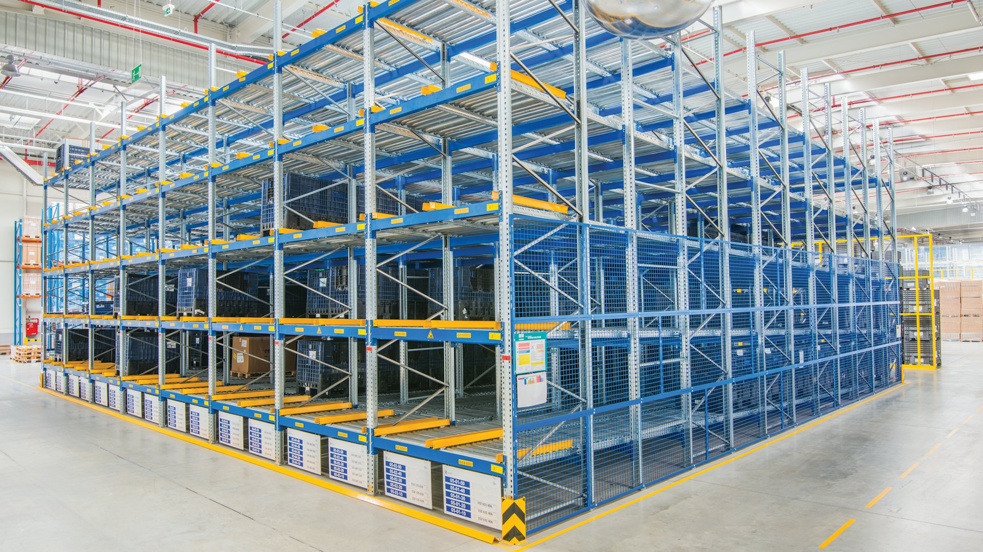 Rayonnages dynamiques palettes BITO PROflow Palettendurchlaufregal