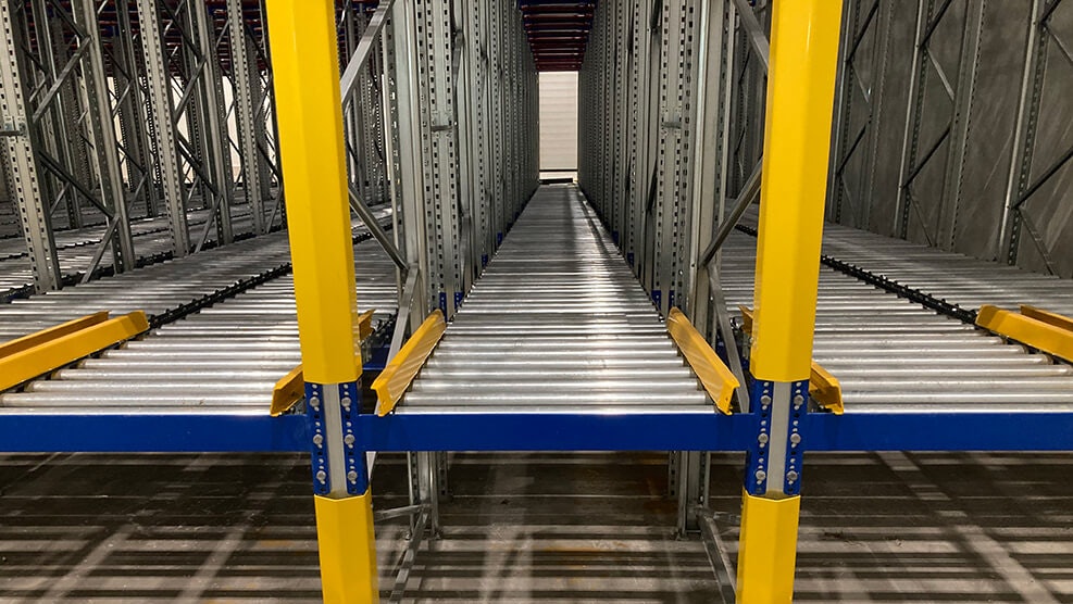 Palettendurchlaufregal