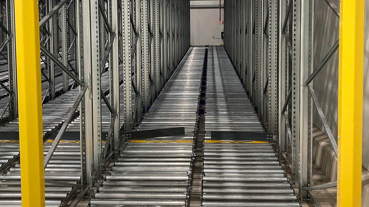 Palettendurchlaufregal