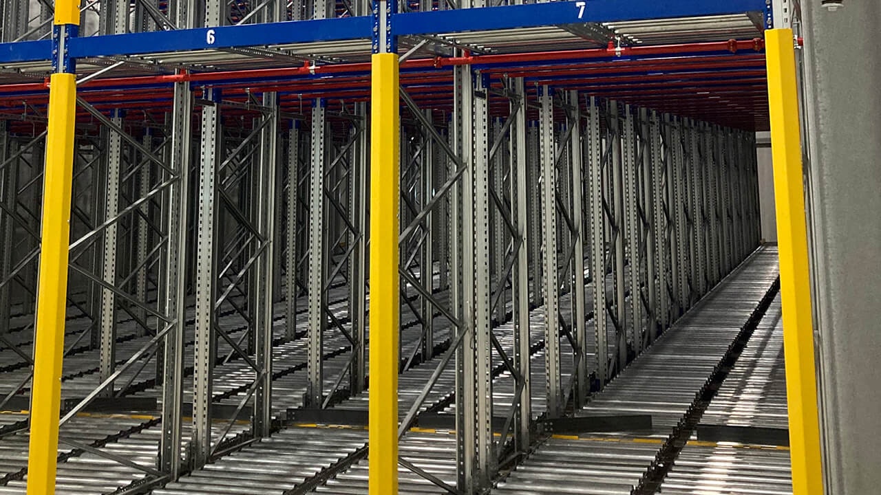 Palettendurchlaufregal