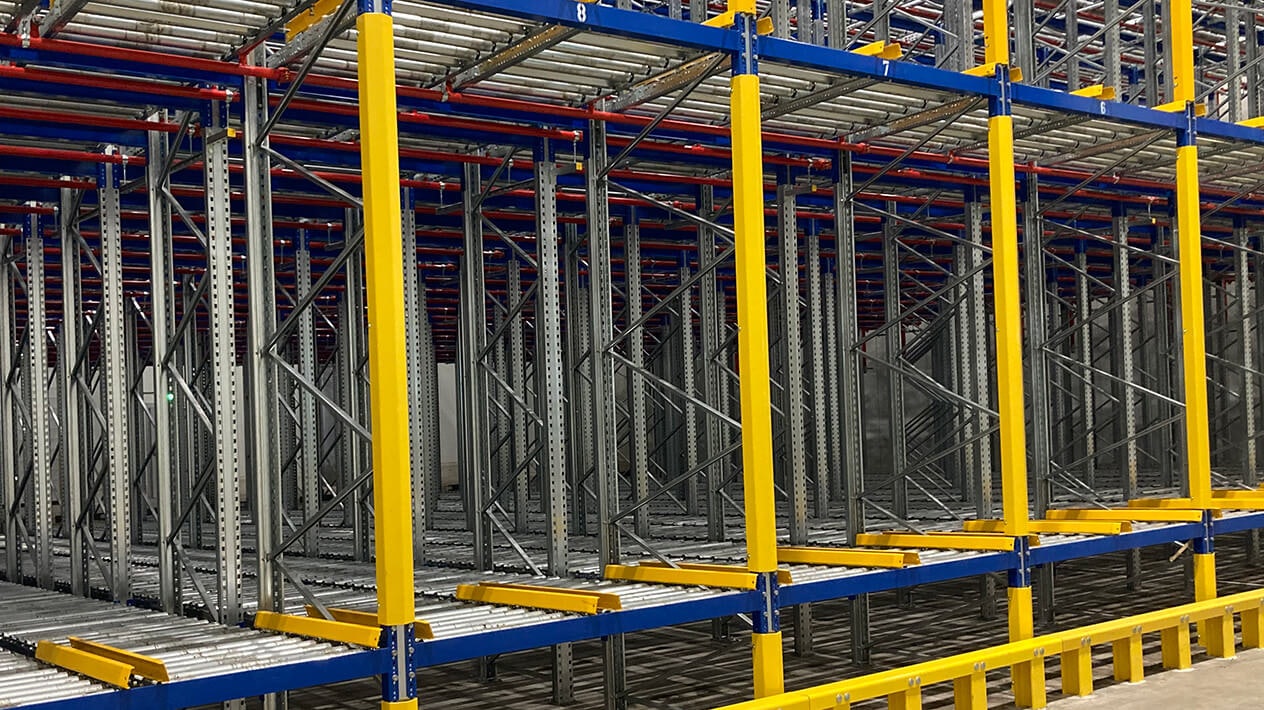 Palettendurchlaufregal