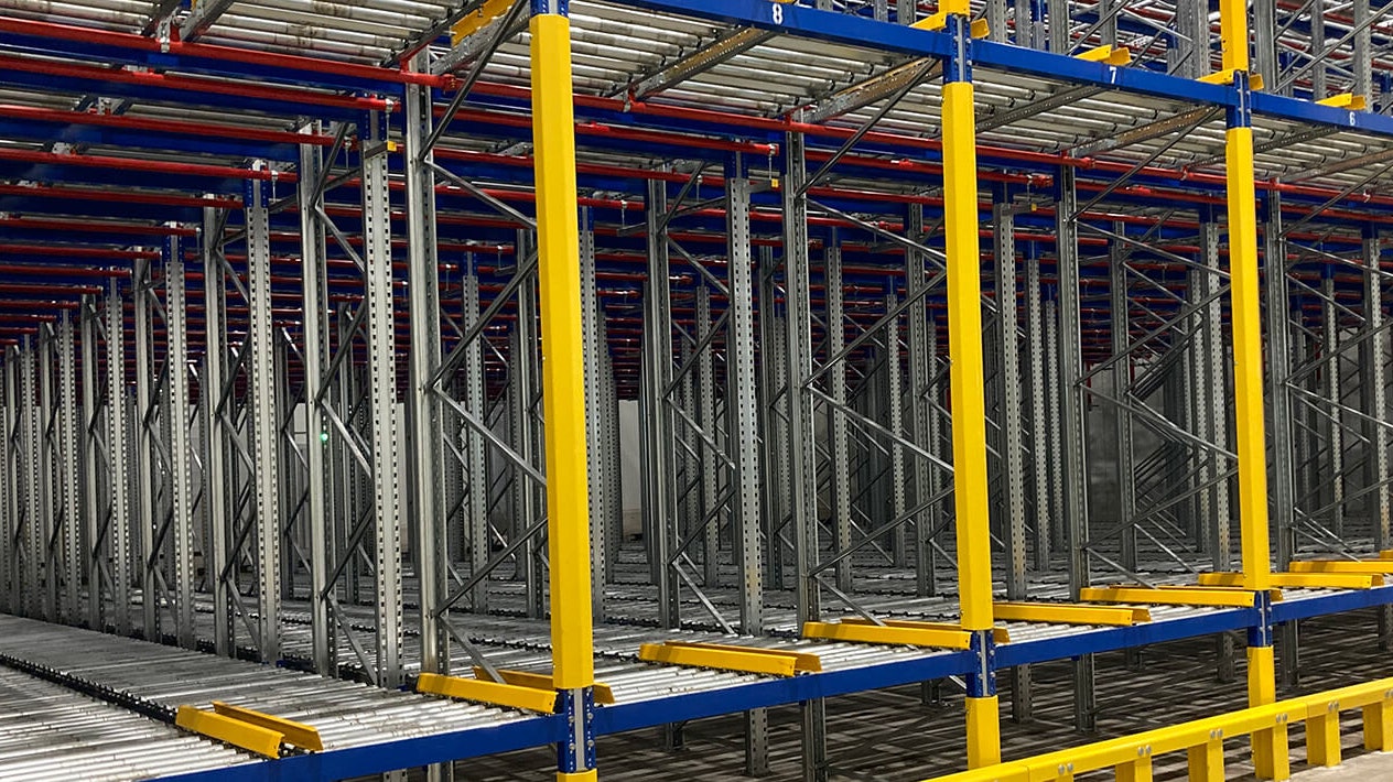 Palettendurchlaufregal