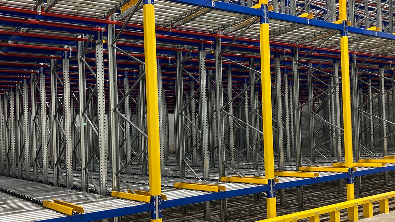 Palettendurchlaufregal