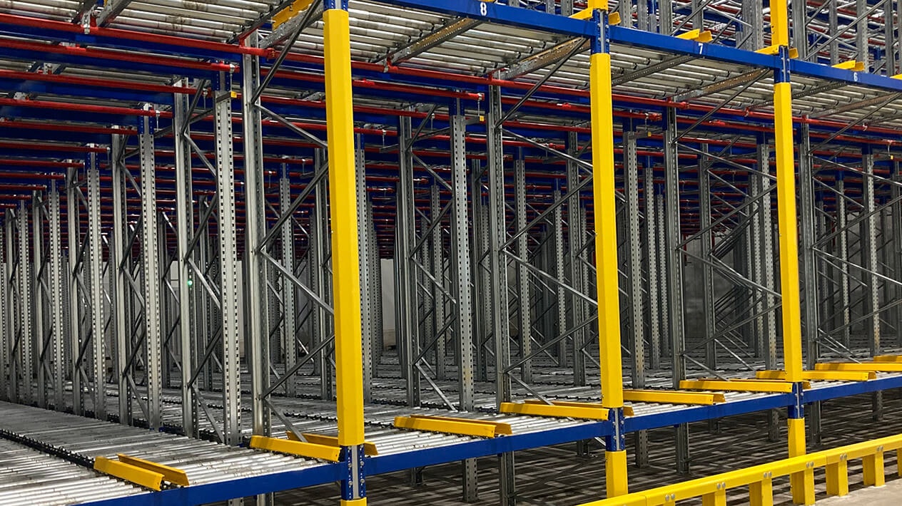 Palettendurchlaufregal