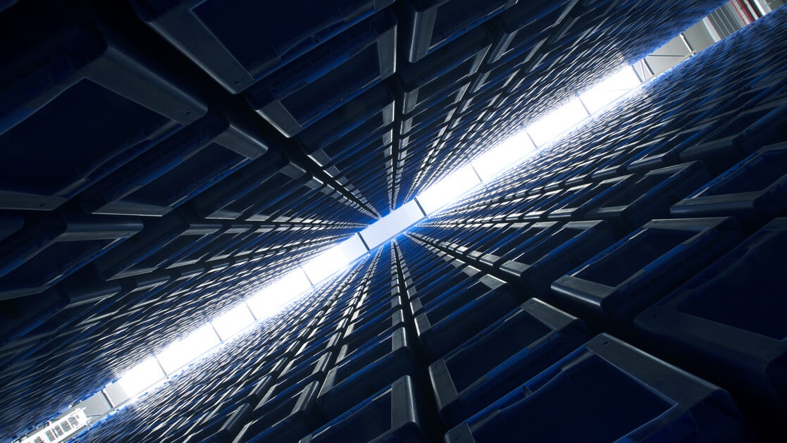 Ein automatisiertes Lager mit BITO Behältern