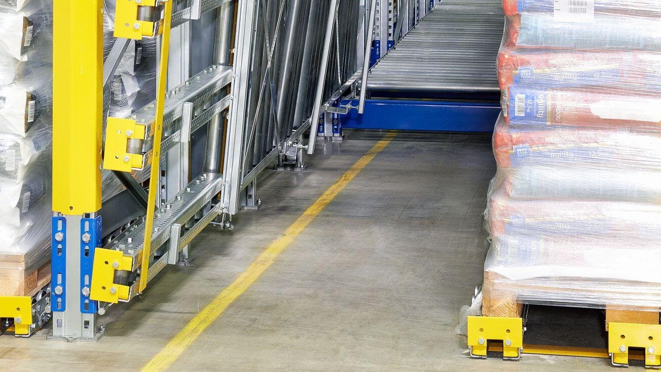 BITO Paletten-Durchlaufregal