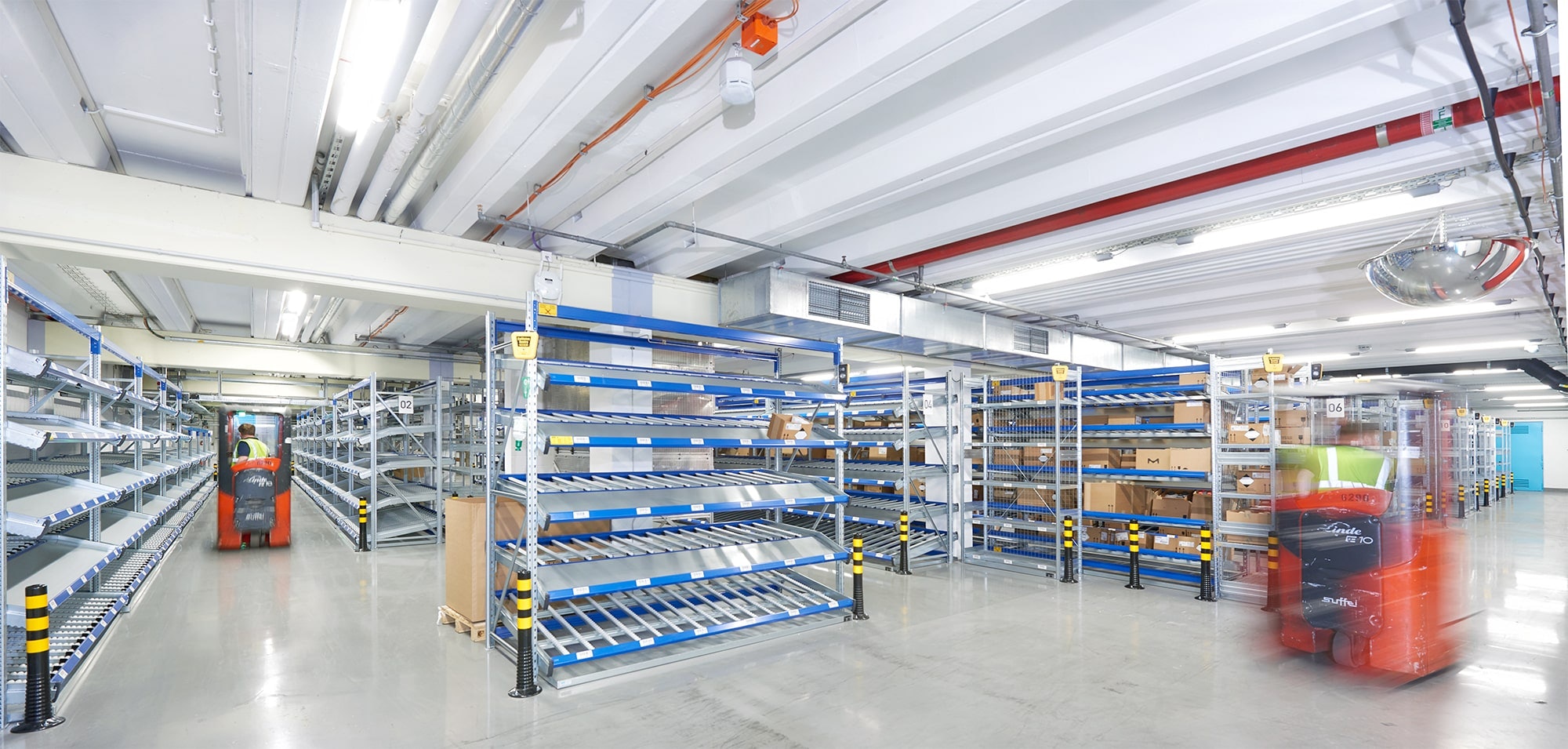 BITO Durchlaufregal mit Schrägböden