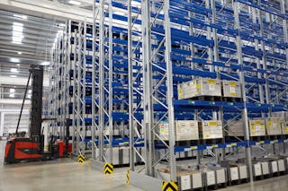 BITO Palettenregale mit Anfahrschutz