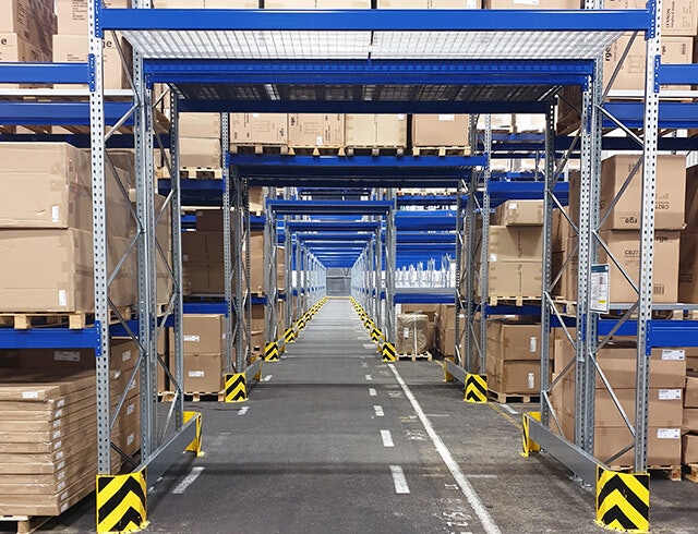 BITO Palettenregal mit Durchfahrt