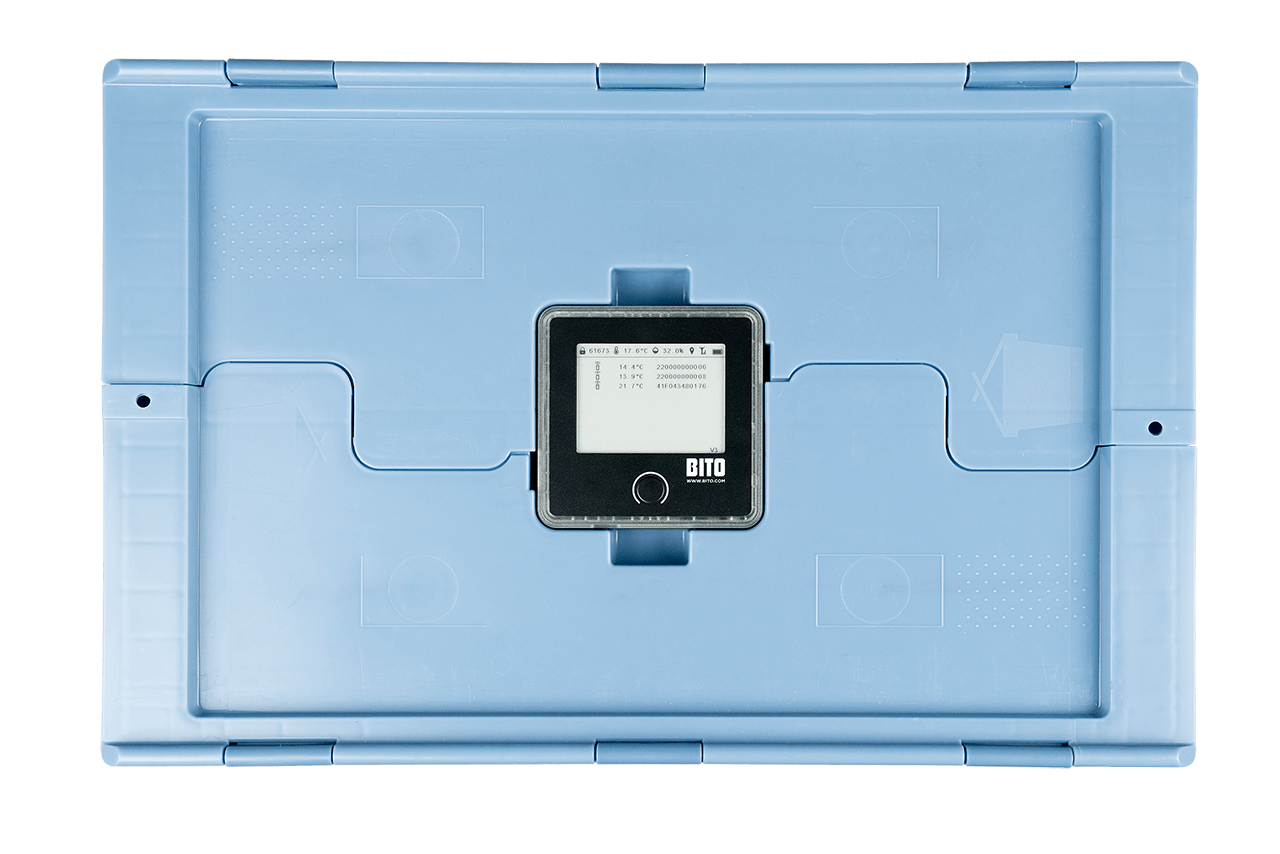 Transportbox mit integriertem Smart Lock für erhöhte Sicherheit