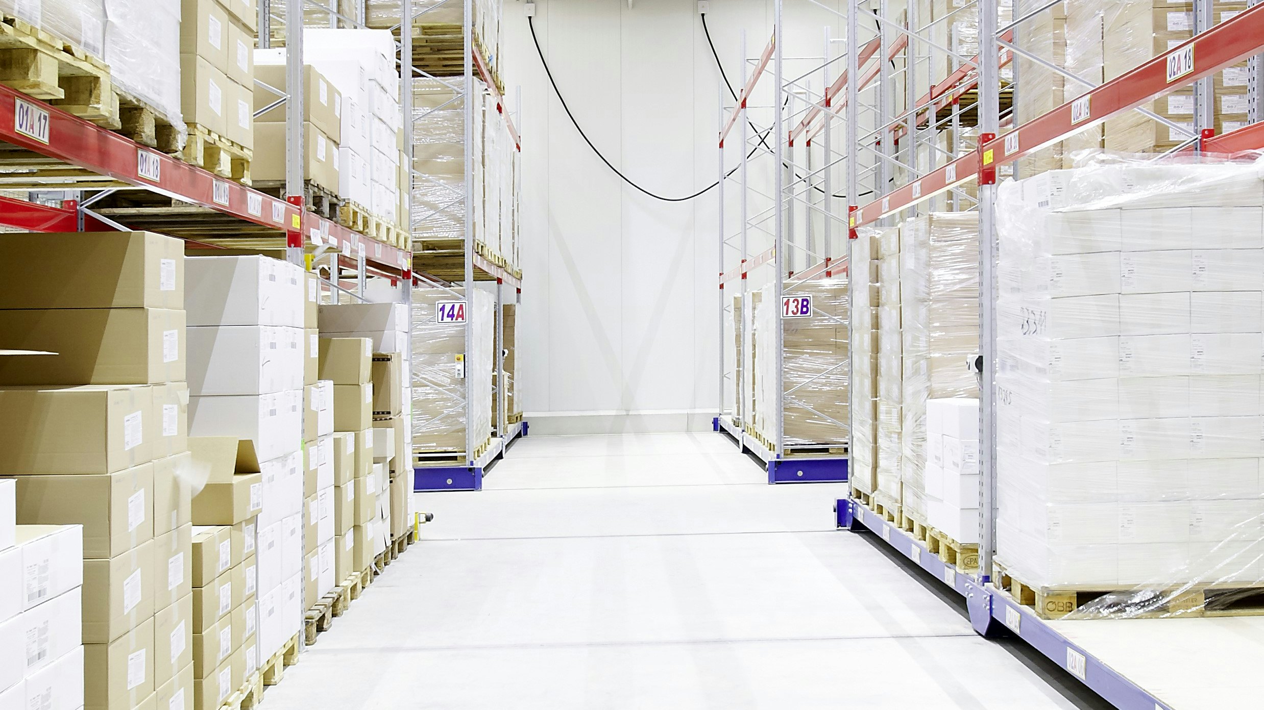 BITO Verfahrbare Palettenregalanlage PROmobile BITO Regalsysteme für die Tiefkühllagerung.