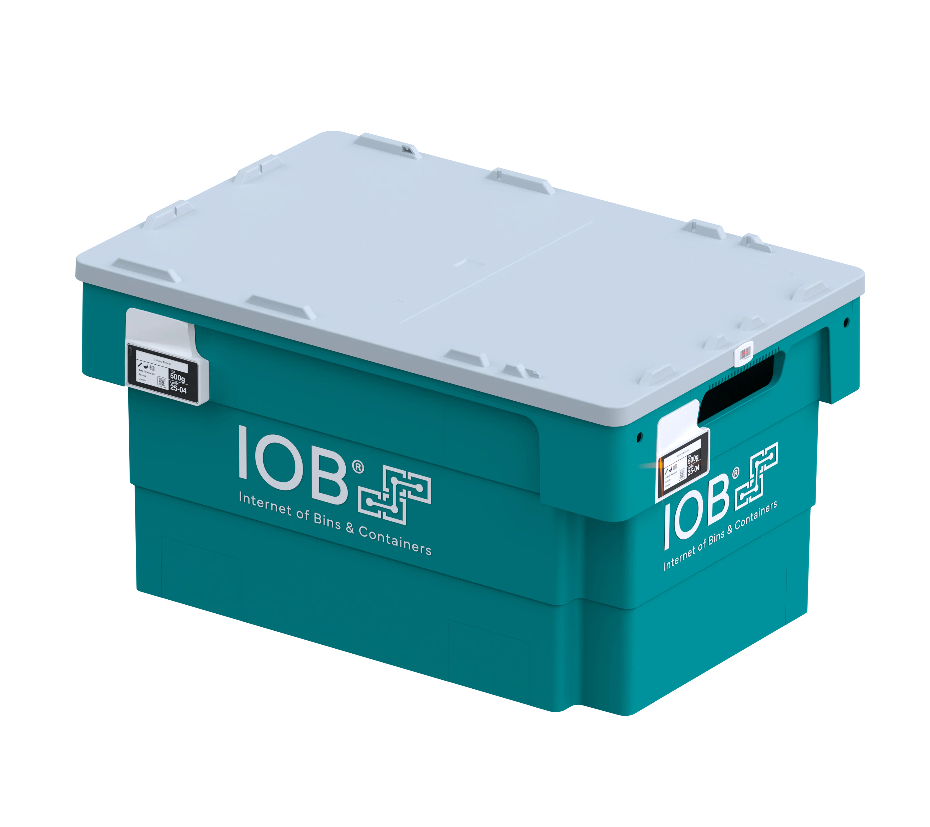 ein digitalisierter BITO Drehstapelbehälter U-turn