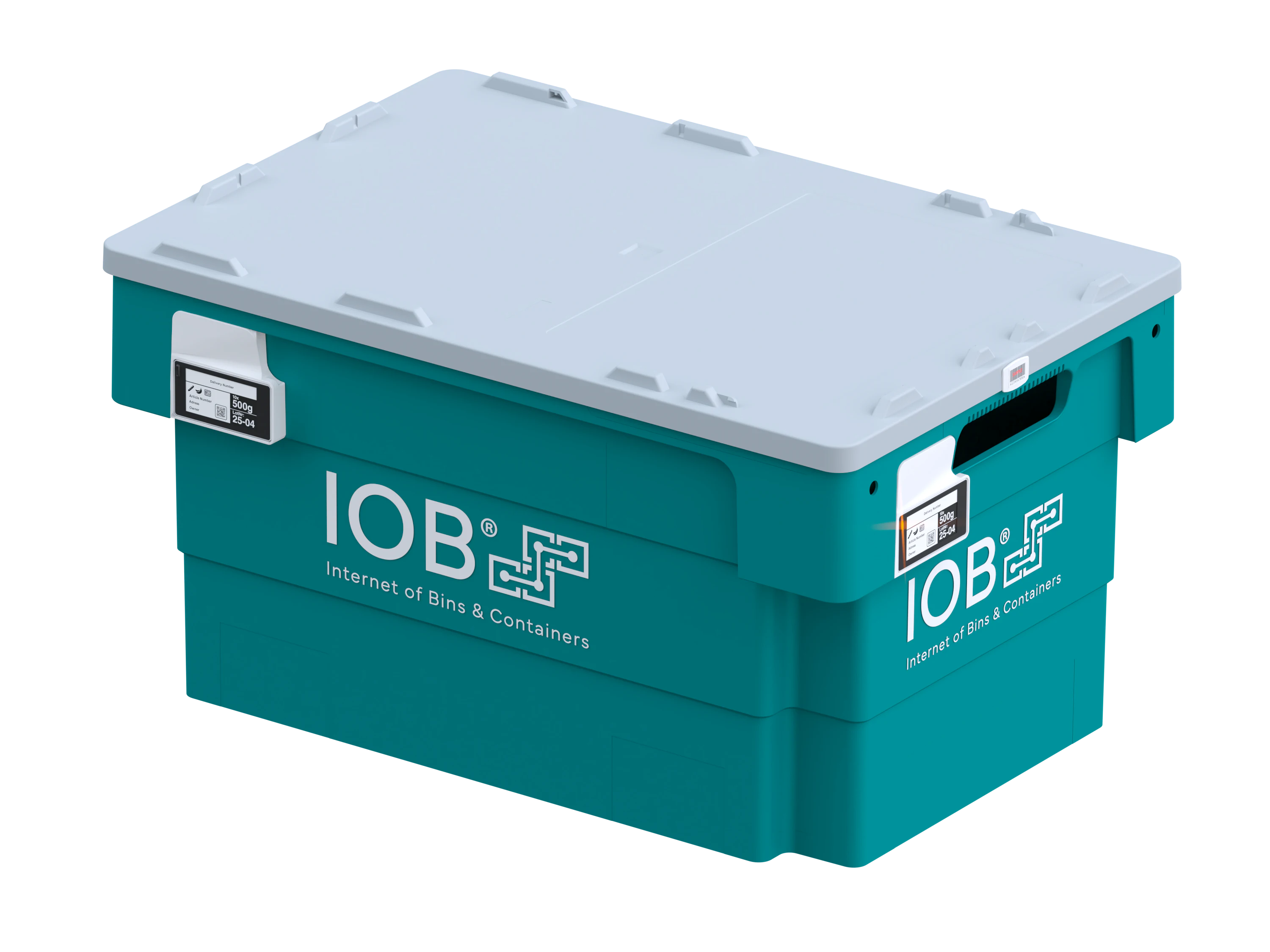 ein digitalisierter BITO Drehstapelbehälter U-turn