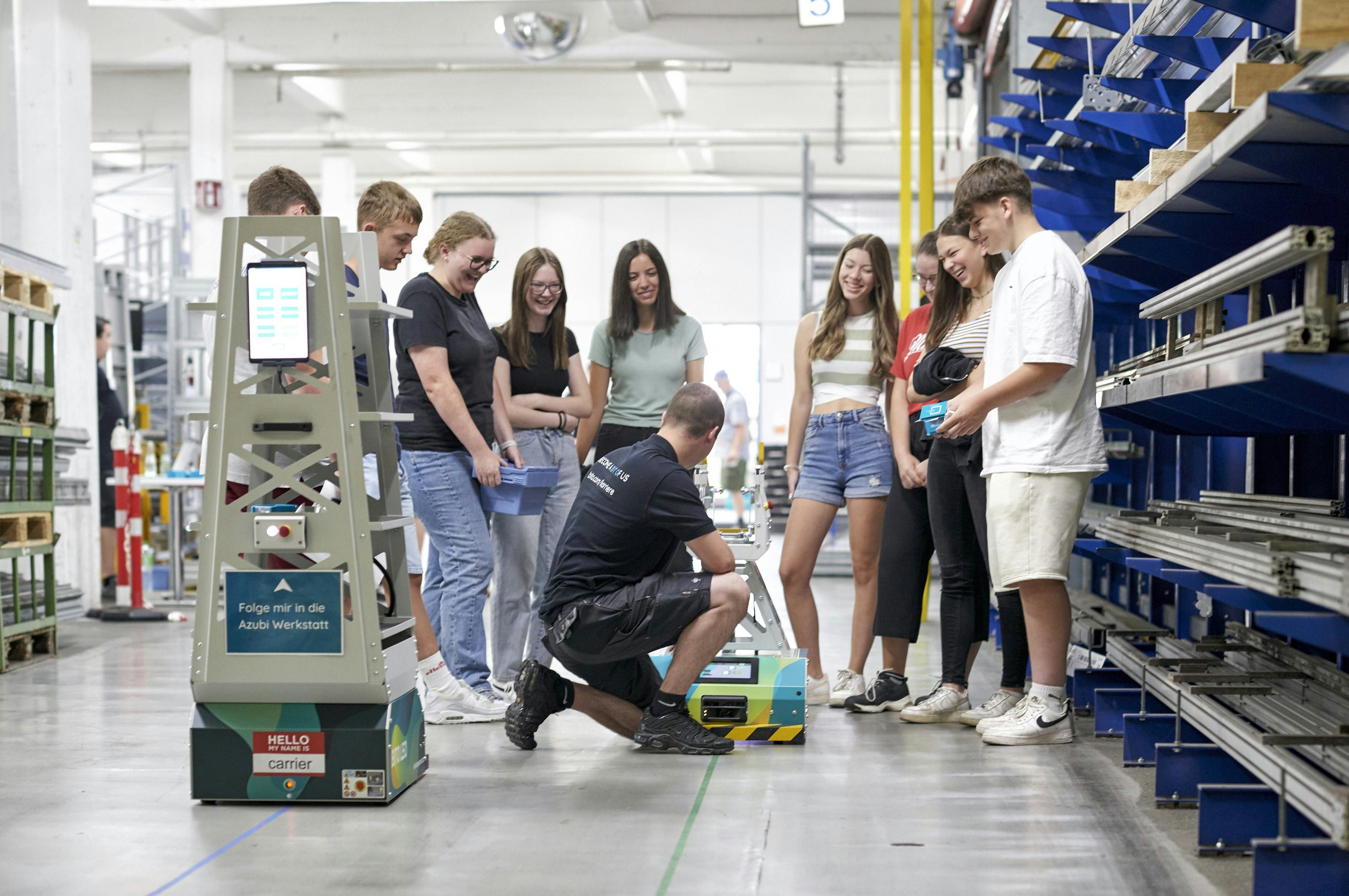 Vorführung Leo am Ausbildungstag bei BITO