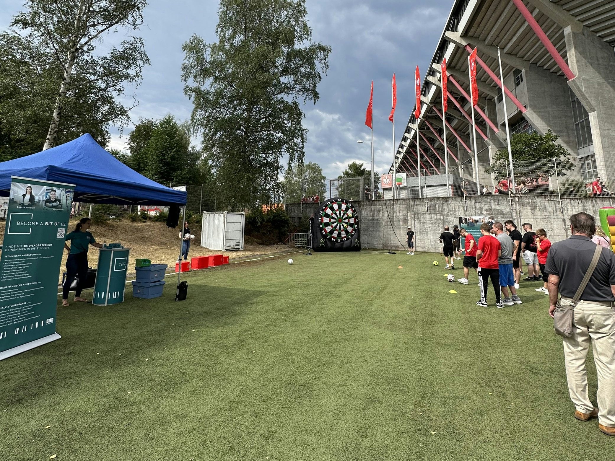 BITO Ausbildungsteam beim FCK am Betzenberg