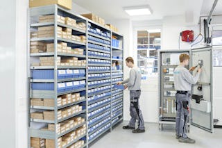 BITO Fachbodenregal/Kleinteilelager zur bestmöglichen Ordnung