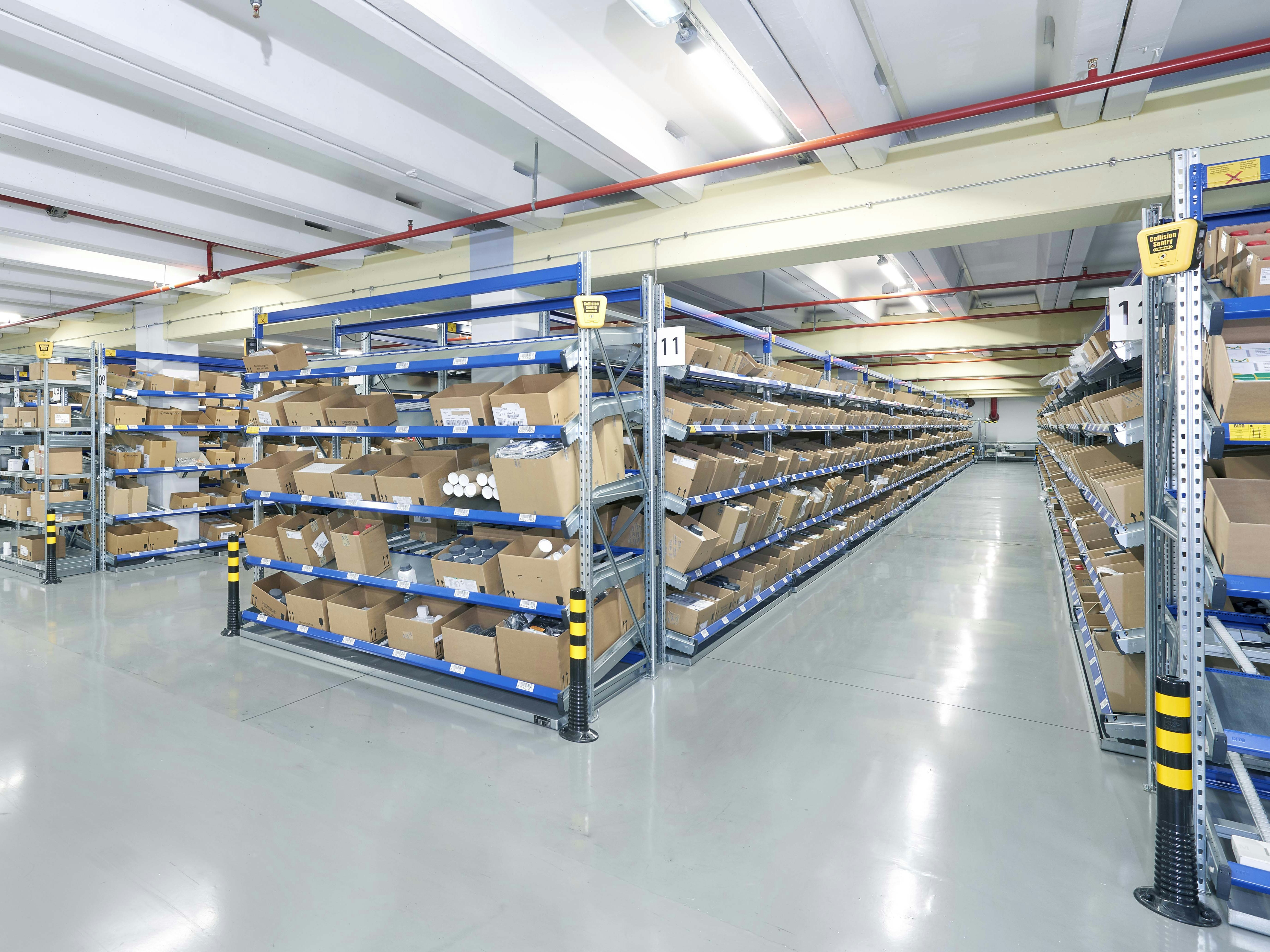 BITO Regale mit Sprinkleranlage