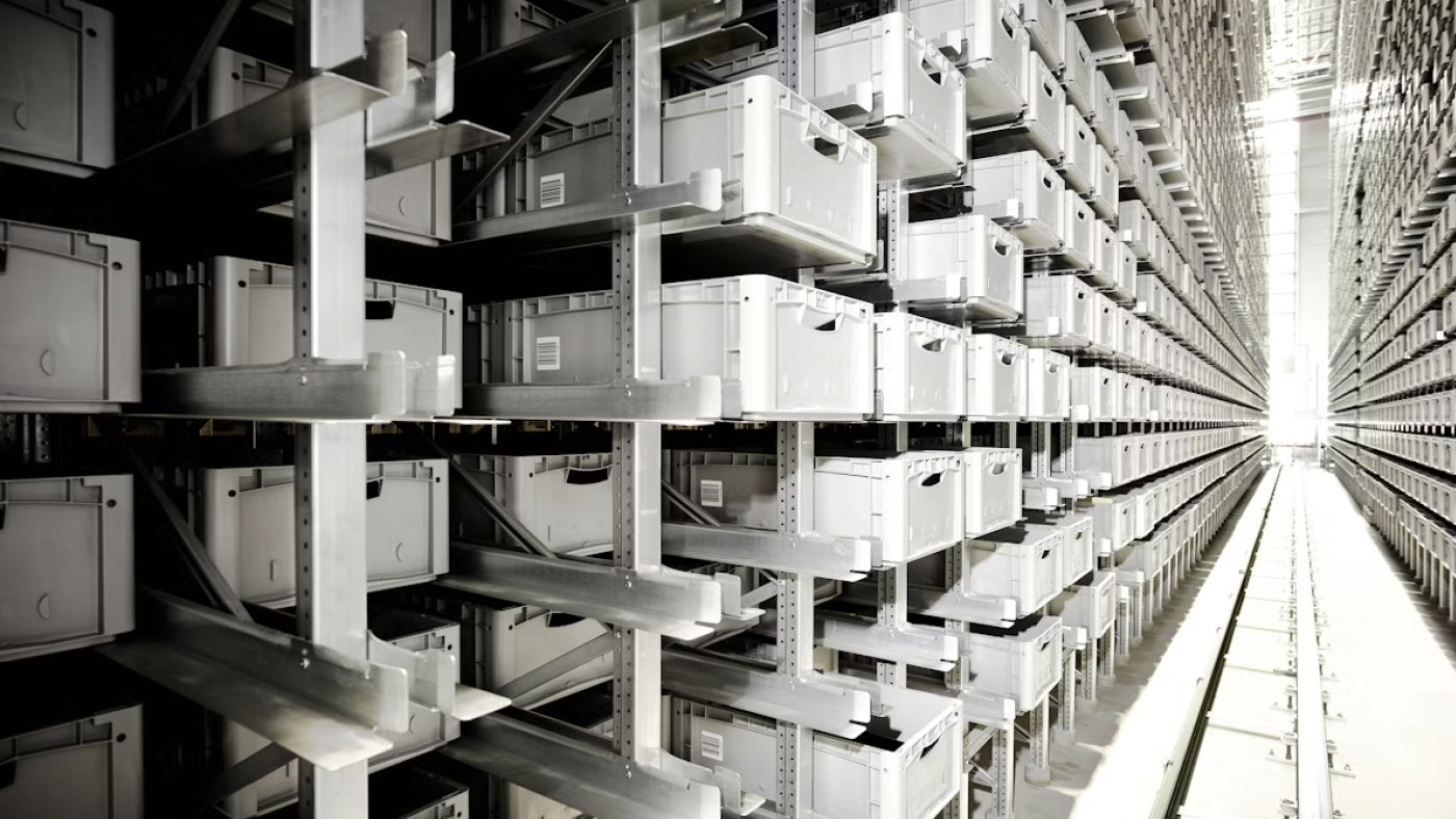 Opslagsysteem met XL magazijnbakken