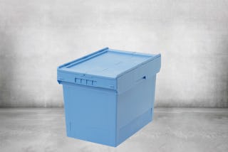 BITO Mehrwegbehälter MB mit zweiteiligem Klappdeckel