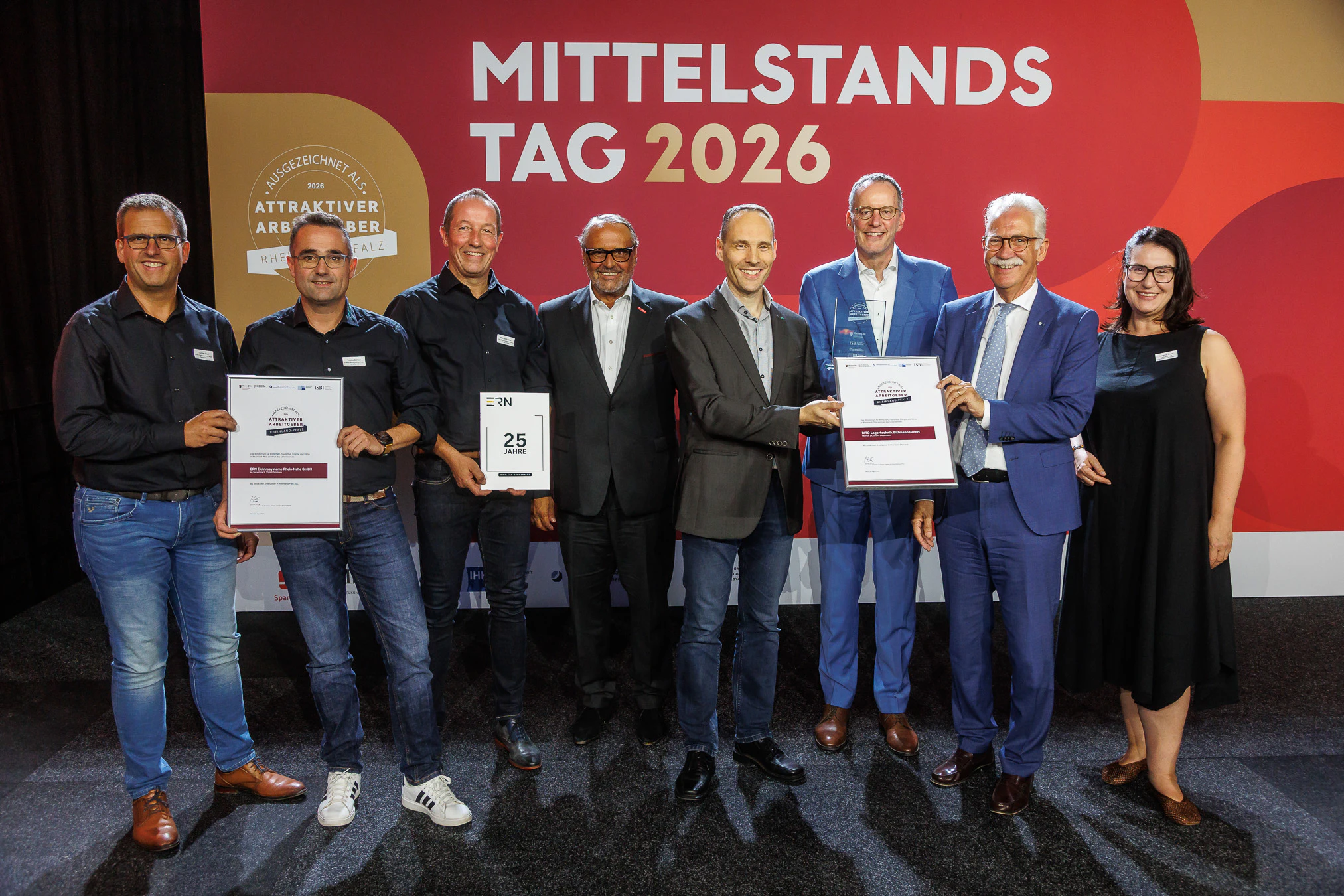 Gruppenfoto von Teilnehmern des Mittelstandstags 2026