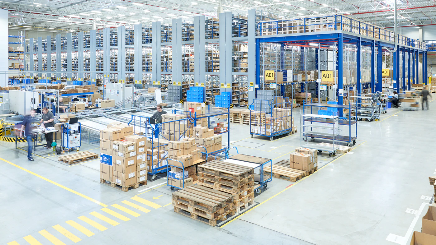 Hybride cyberaanval ready magazijn