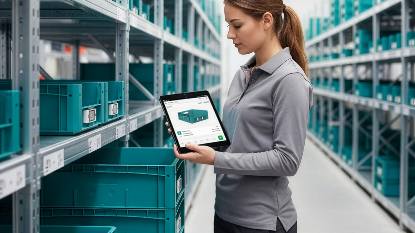 Software voor bakken locatie en inhoud