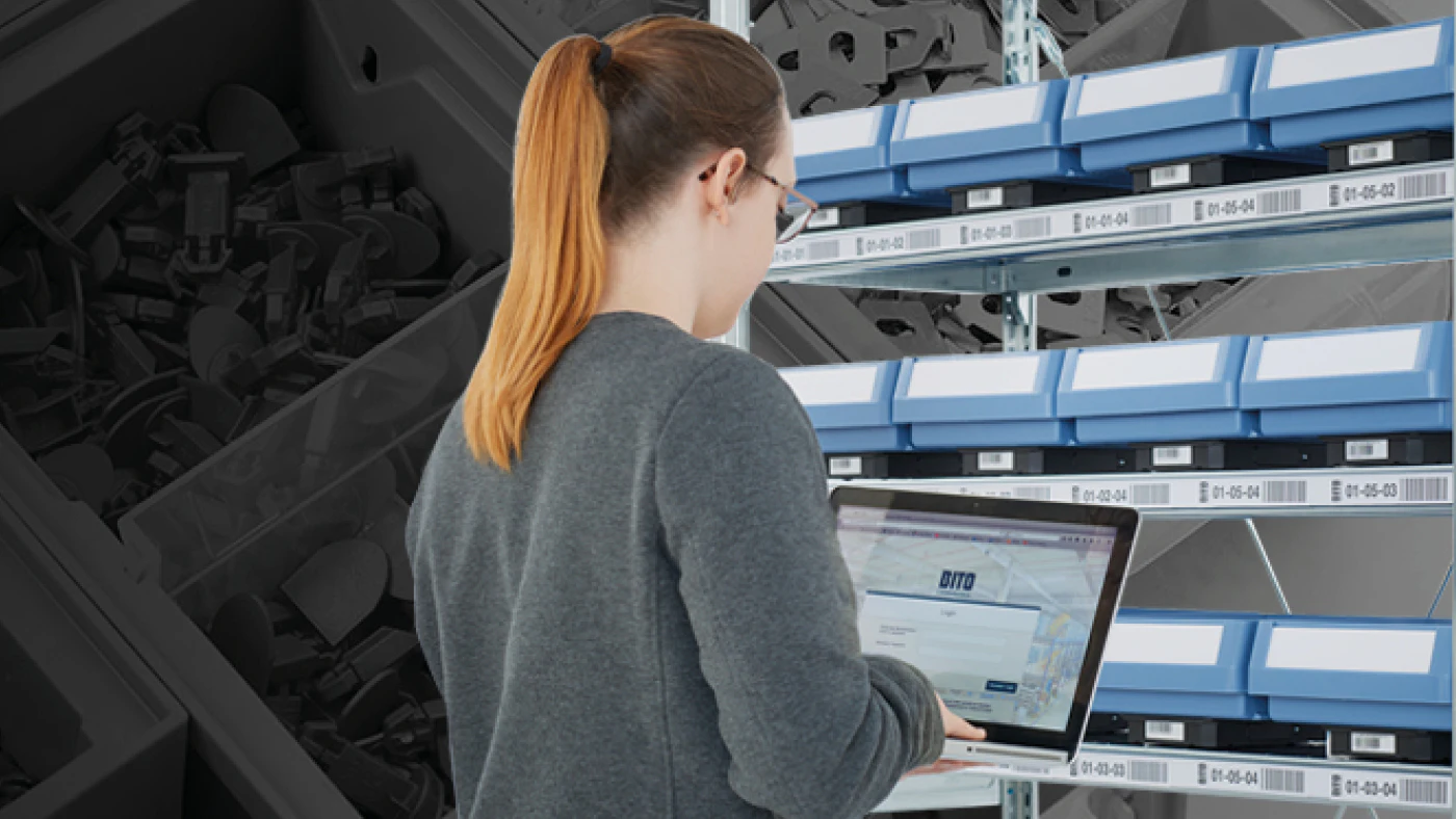 voorraadbakken met sensoren voor digitaal voorraadbeheer