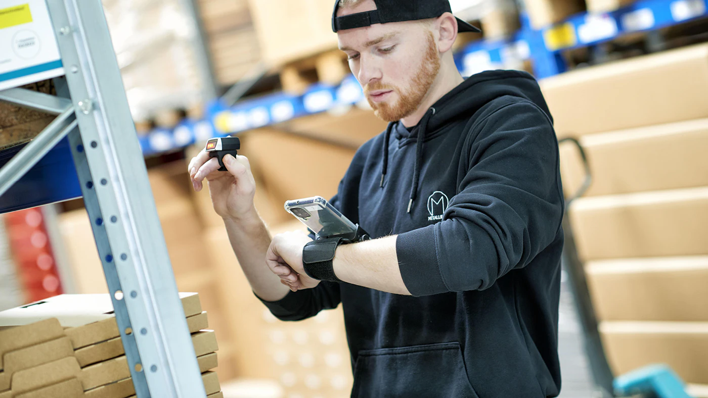 gedigitaliseerde voorraad: pick-by-light orderpicking