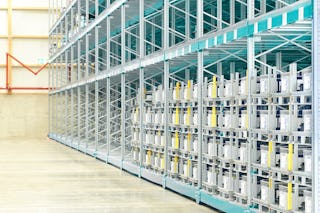 Gut geordnetes Großes verschiebbares Regal von BITO