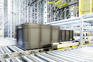 Eurostapelbehälter XL im Einsatz in einem automatisierten Regal